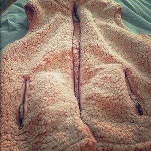 Super Fleece Soft Pink Vest